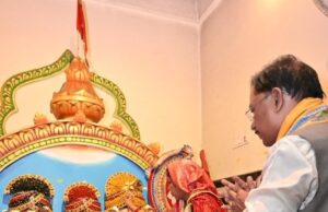 62वें जन्मदिवस पर मुख्यमंत्री श्री विष्णुदेव साय ने श्री जगन्नाथ मंदिर में पूजा-अर्चना कर प्रदेशवासियों के सुख-समृद्धि की कामना की