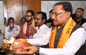 मुख्यमंत्री श्री विष्णु देव साय ने जगन्नाथ मंदिर में की पूजा-अर्चना
