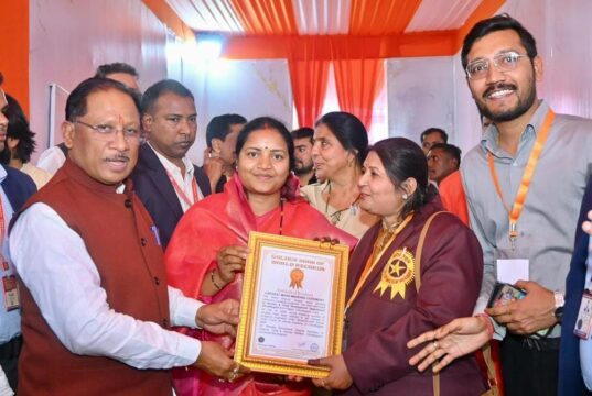 गोल्डन बुक ऑफ वर्ल्ड रिकॉर्ड में दर्ज हुआ छत्तीसगढ़ का सामूहिक विवाह